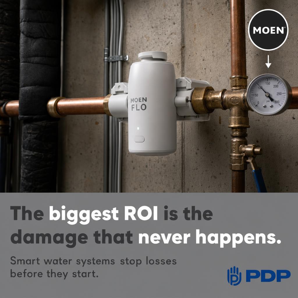 Plumbing & Mechanical put it plainly: the greatest ROI from connected water systems is not a line item on a savings report. It is the catastrophic loss that never occurs.

Stephanie Radel of GF puts a number on the exposure. A single leak in a multifamily or commercial building can escalate into millions of dollars in repairs. Jeff Barnes of Moen confirms the math: the most significant return from smart water monitoring lives in avoided costs, risk mitigation, and the lifestyle and operational disruption that flood remediation causes. The Insurance Information Institute adds context, noting water damage and freezing consistently rank among the most common commercial insurance claims filed.

For property managers, restaurant operators, and facility directors, that is not a technology pitch. It is a risk profile conversation. PlumbGuard is built around exactly that logic. Proactive monitoring, honest assessments, and 24/7 availability with no extra charges means your team knows about a pressure anomaly before it becomes a flooded kitchen.

#SmartWater #LeakPrevention #CommercialPlumbing #PlumbGuard #PlumbingAndDrainProfessionals