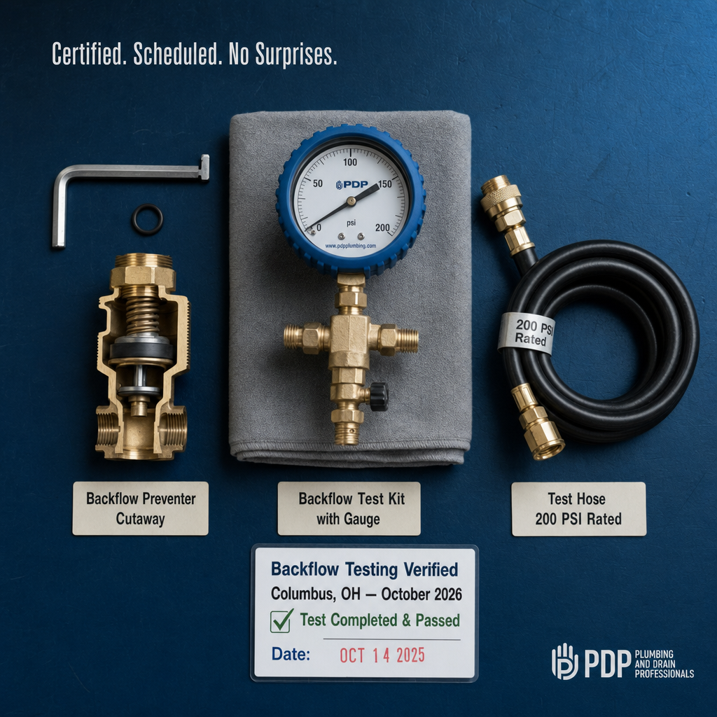 Backflow testing isn't optional in most commercial buildings β it's a code requirement.
And when it lapses, the liability lands on the operator, not the plumber who never called.
PlumbGuard schedules your annual backflow certification before the deadline, handles the testing, files the paperwork, and sends you confirmation. Columbus, OH operators don't have to track this themselves.
No surprise fees. No chasing compliance on your own. Just a verified record when the inspector shows up.
If your last backflow test date is somewhere in a filing cabinet, it's time to change that.
#PlumbingCompliance #BackflowTesting #PlumbGuard #CommercialPropertyManagement #PlumbingAndDrainProfessionals