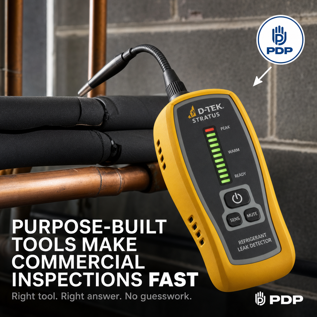 On r/HVAC, a post spotlighting the D-Tek Stratus refrigerant leak detector earned 160 upvotes and 41 comments from working HVAC professionals. The consensus was direct: VRF leak checks made easy. The Stratus is purpose-built for Variable Refrigerant Flow systems, cutting out the slow, manual diagnosis that wastes time on complex commercial equipment. The takeaway for operators is simple. When a diagnostic tool is built for the job, the technician works faster and the answer is more reliable. That same logic applies to drain and line inspections. At Plumbing and Drain Professionals, our techs use purpose-built equipment on every commercial inspection, 24/7, with no extra charges for nights or weekends. No guesswork. No overselling. Just the right answer, fast.
#CommercialPlumbing #DrainInspection #PlumbingColumbus #NoSurprisePricing #PlumbGuard