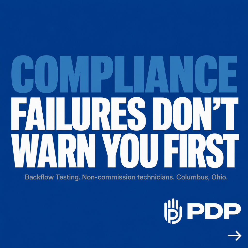 A backflow test result in a hospital or school is not a routine checkbox.
If the reading is wrong, patients and students are exposed. Regulators get involved. Facilities directors answer for it.
The technician calling that result matters as much as the test itself.
A commissioned plumber has a financial interest in finding something. An inflated scope, a retest, an unnecessary repair. It is built into the model.
Our technicians at Plumbing and Drain Professionals are non-commission. They call the result accurately because that is the job. There is no upside to recommending work that is not needed.
For Columbus-area hospitals, schools, and facility operators, that is the only model worth trusting.
Backflow testing is available 24/7 with no extra charges for nights or weekends. Call us when your schedule requires it, not when ours allows it.
Trusted. Available. Always.
#PlumbingColumbus #BackflowTesting #FacilitiesManagement #CommercialPlumbing #PlumbingAndDrainProfessionals